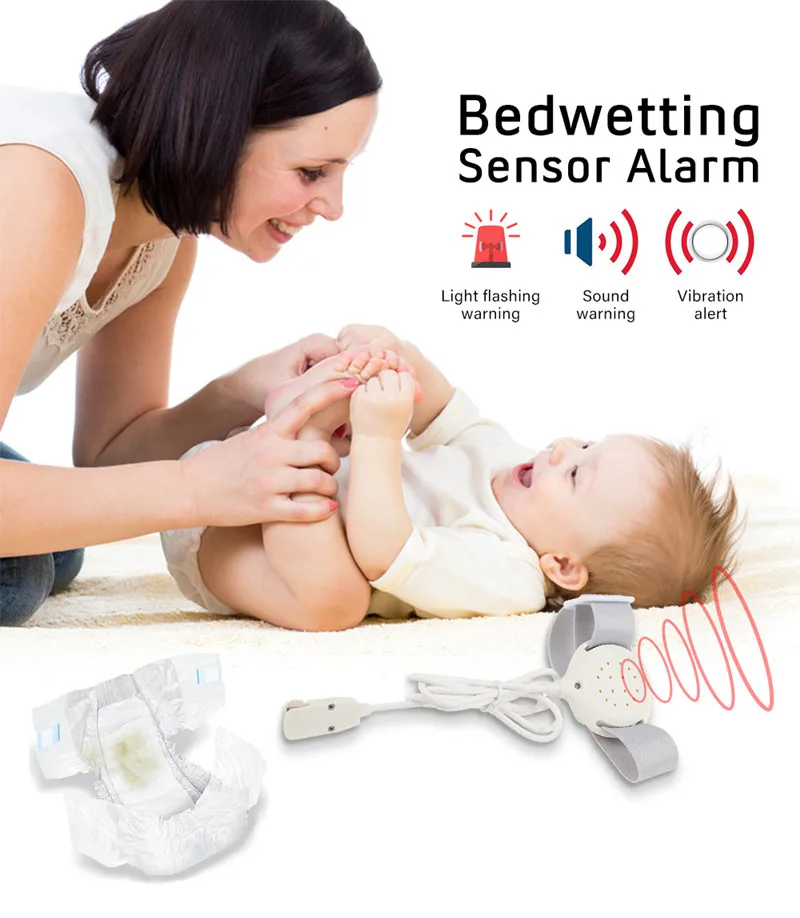 Mboss Baby Kids Bedwetting Alarm Sensor,Wet Reminder For Baby Diaper