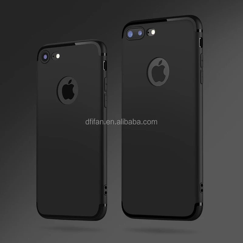 

DFIFAN Matte Black Back Cover for iPhone 8 plus Protective Shell Cover Case For Apple iphone 8 Ultra Slim for iPhone 8 Case