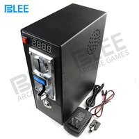 

110V coin operated Timer Control Board Power Supply box with multi coin selector acceptor for washing machine