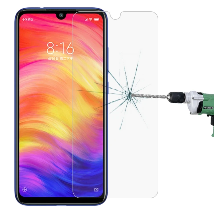 

Best Selling 2.5D Tempered Glass Film for Xiaomi Redmi Note 7 Cheap Wholesale Screen Protector, Transparent