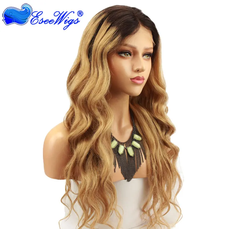 

1B/27 Color Full Lace Wig Body Wave Virgin Remy Human Hair Wigs