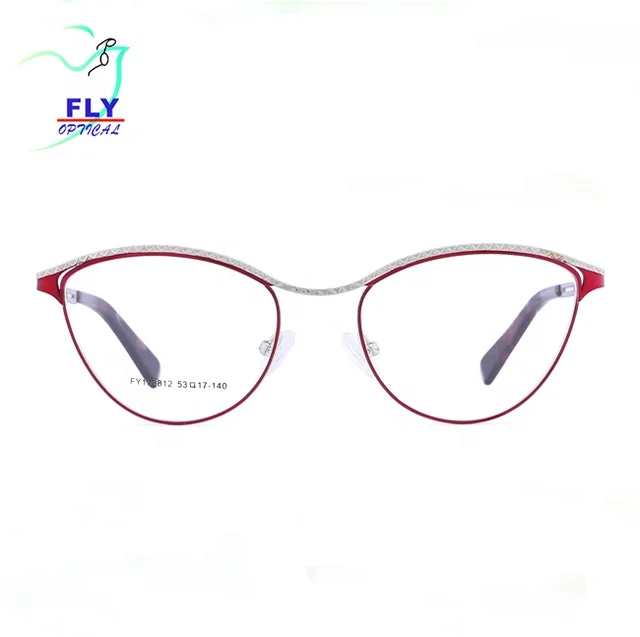 

New design oval eyewear frame metal stainless fashion spectacle frames for lady, C1;c2;c3;c4