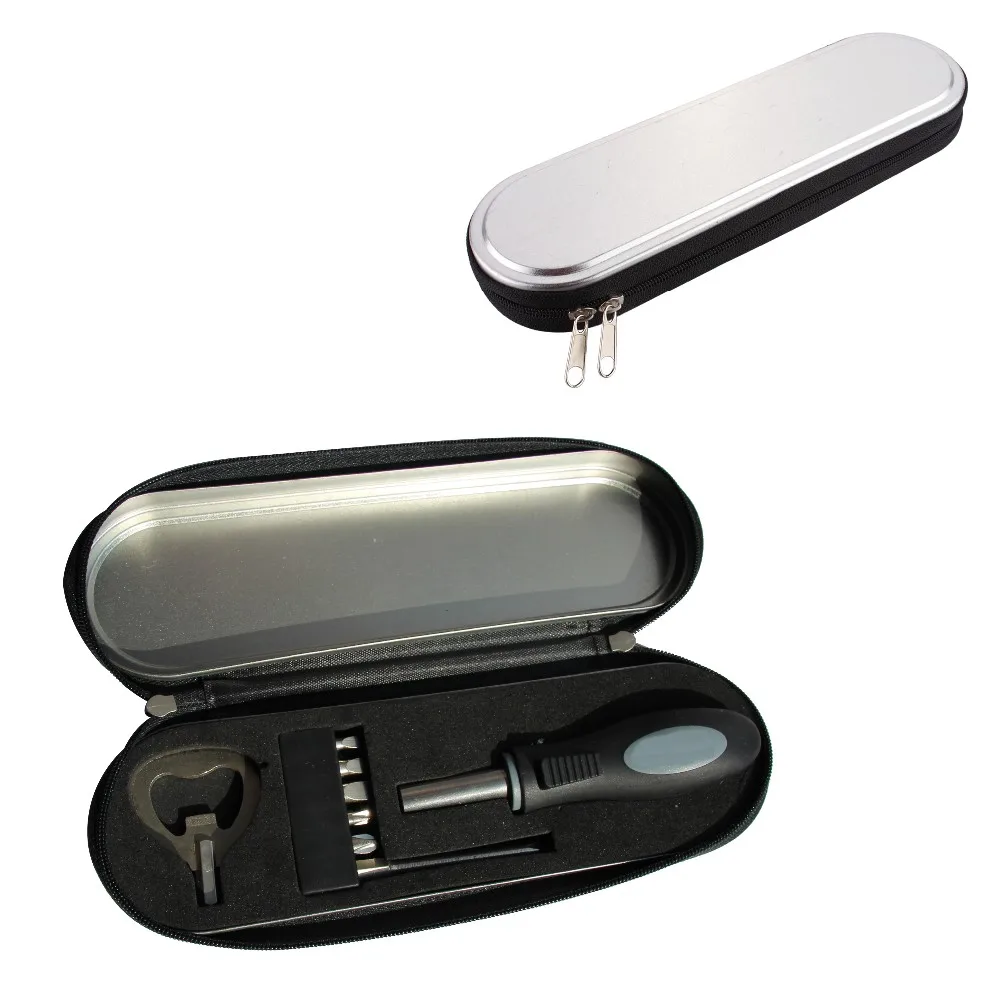 Prowin Big Box Flashlight 37pcs Doublelayer Gift Hand Tool Kits With