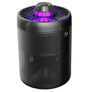 Image of Electronic Bug Zapper Non-toxic Midge Trap with LED UV Light and Quiet Fan Inhaler to Physically ,Kill Mosquito Killer Lamp