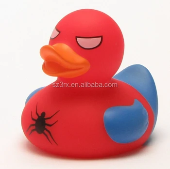 Custom Made Spider Man Ducks,Oem Rubber Ducker Factory,Make Your Own