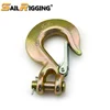 lifting drop forged carbon steel clevis slip hook