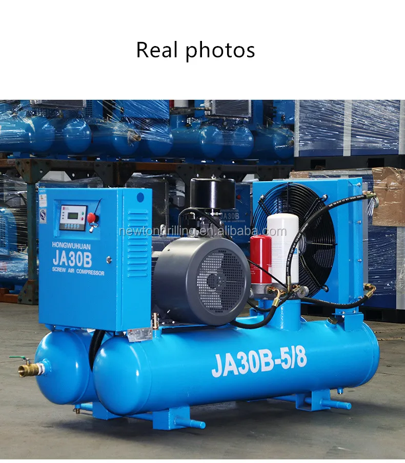 22kw 8bar 3.5m3/min Portable Electric Screw Air Compressor