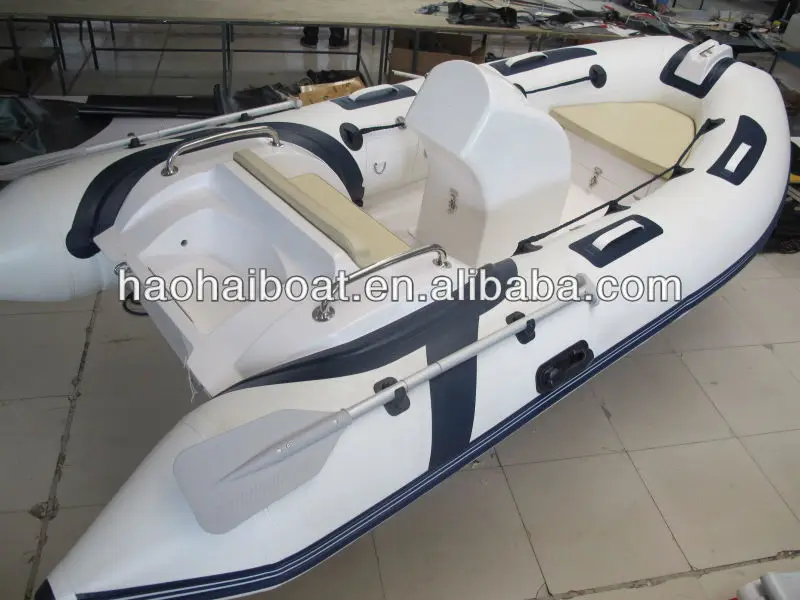 3.9m Tube Customized Fiberglass V Deep Hull Rib Hypalon 