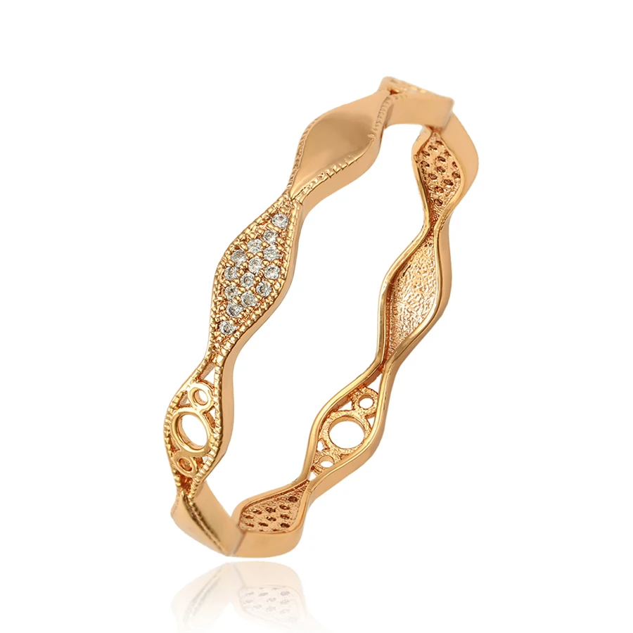 

50737 xuping 18k gold plated bangle saudi arabia bangle jewelry