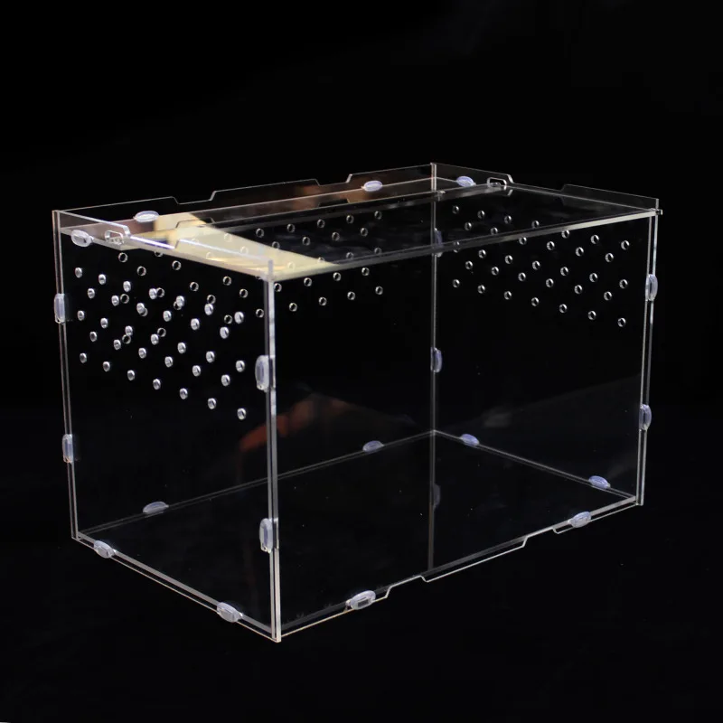 Built-up Reptile Plexi Glass Terrarium/ Acrylic Insect Box/ Pet Cage ...