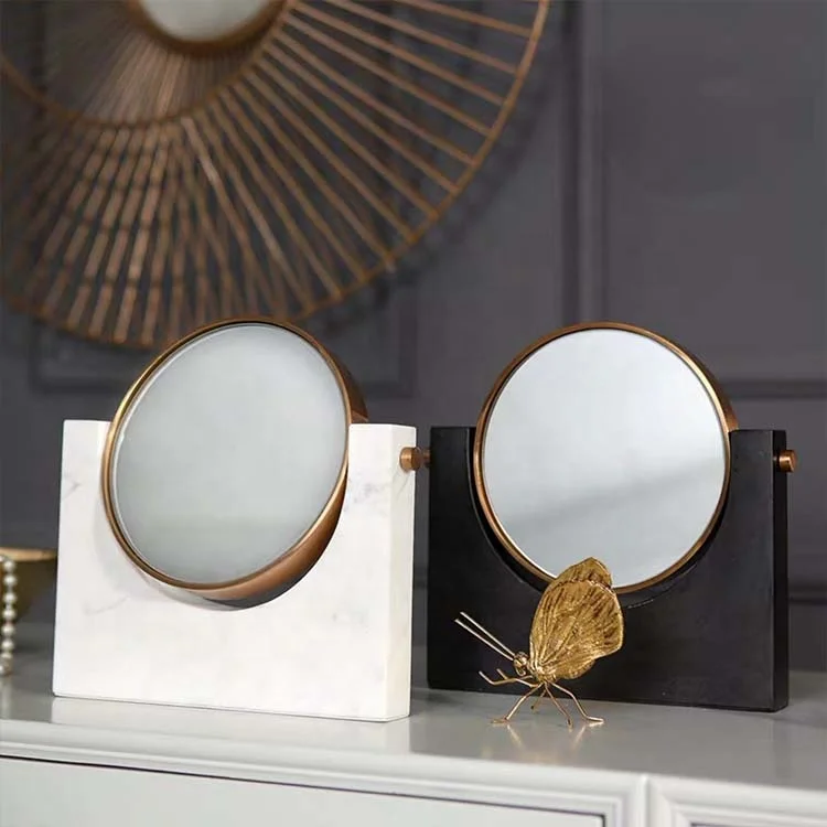 

Various Good Quality Marble Bedroom Round Decor Mirror Decoration Items, N/a