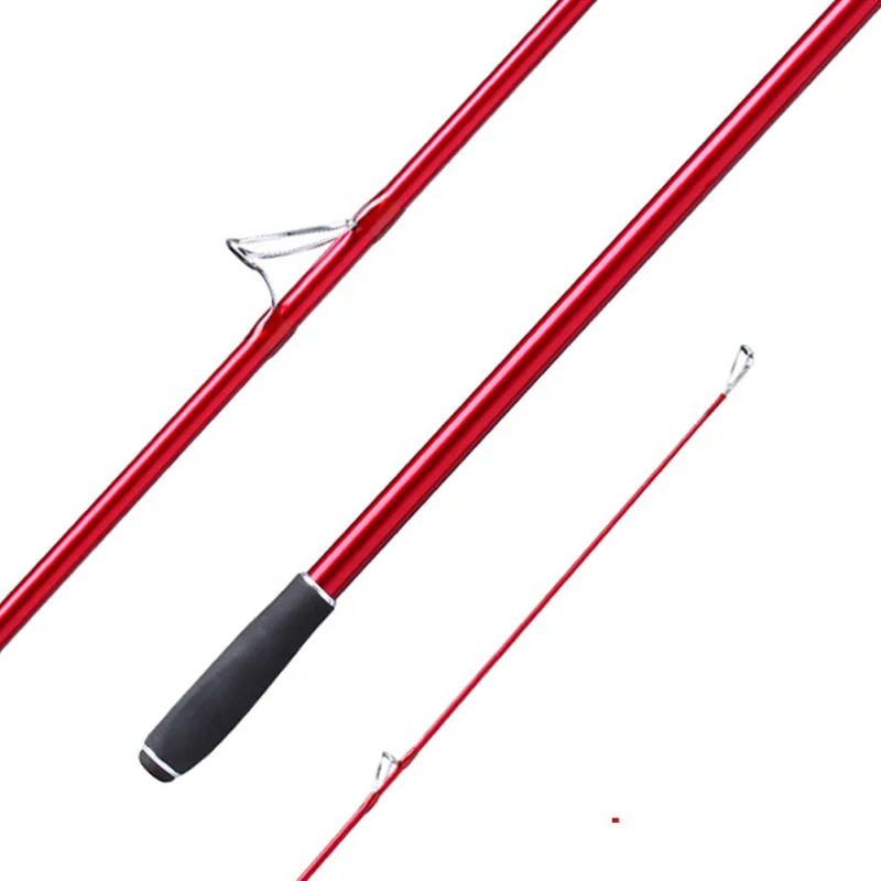 

High quality surf 3 section fishing rod 4.2m for sea, Red