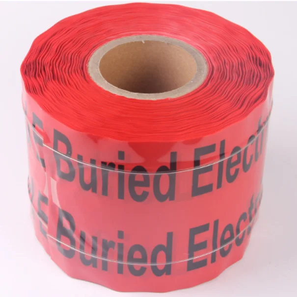 Stainless Steel Tracer Wire Detectable Underground Warning Tape Danger