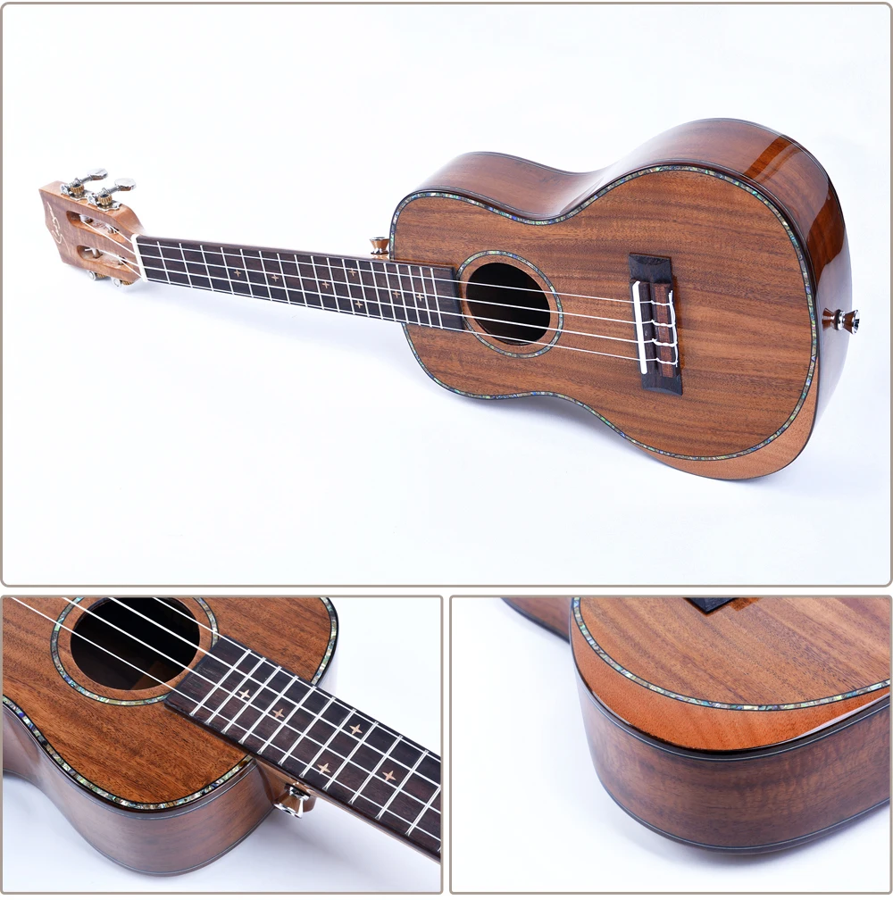 Custom Brand Handmade Arm Bevel Hawaii Koa Concert Ukulele Buy Custom