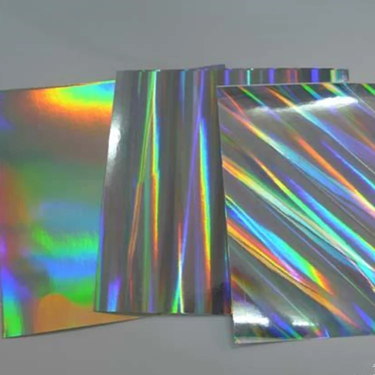 157g Silver Coated Hologram Paper For Laminate With Notebook Buy