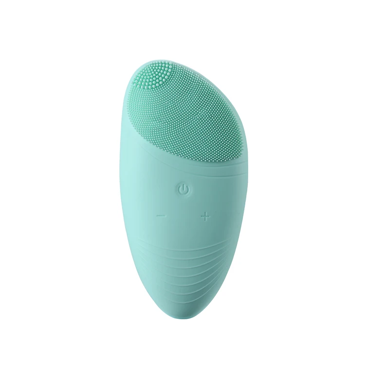 

Silicone Electric Facial Massage Pores Cleaning Brush, Green;pink