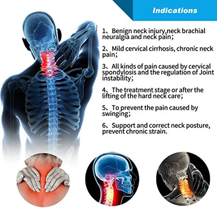 OEM Soft Neck Brace New Foam Cervical Collar Neck Traction Physiotherapy.