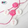 Hang Tag String Factory Custom Name Logo Plastic Hangtag Seal String Fastener for Garment Accessory
