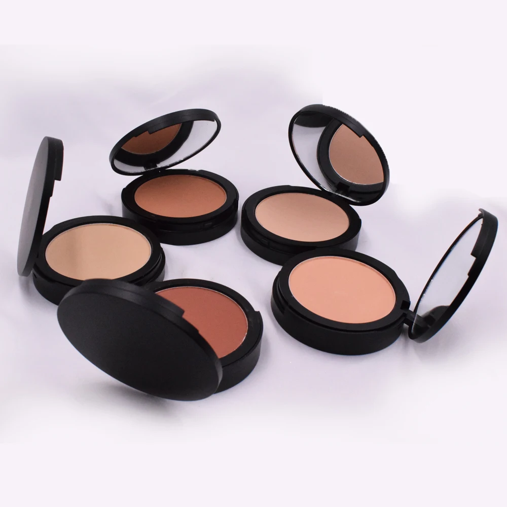 

Hot selling high quality Compact Powder private label highlighter pressed powder makeup foundation