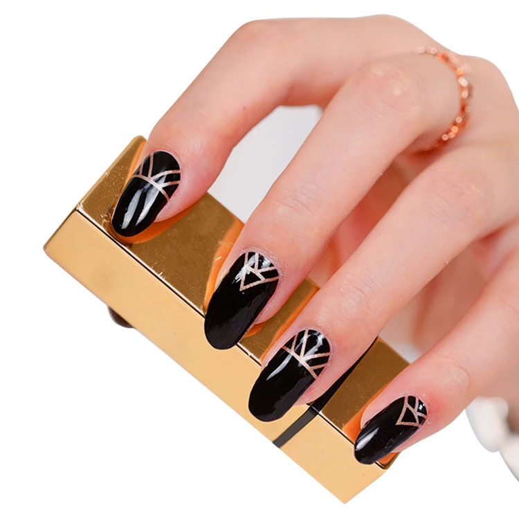 

Different Styles DIY Nail Art Decoration Nail Wraps Decals Wholesale Black 3D Ble Nail Sticker, Various color