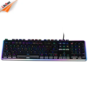 MK670 Fashionable Blue Switches Mechanical Keyboard Wired RGB Gaming keyboard