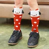 PHB50027 polka dot tassel design kids children socks fashion stocking