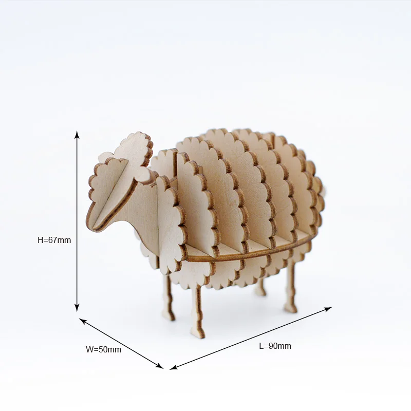 wooden sheep puzzle