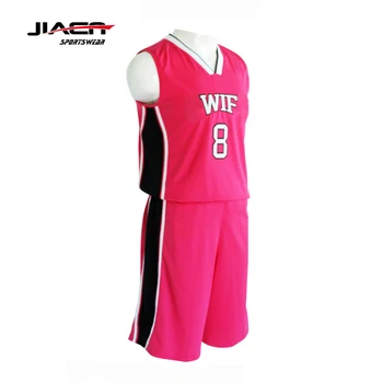 basketball jersey black and pink