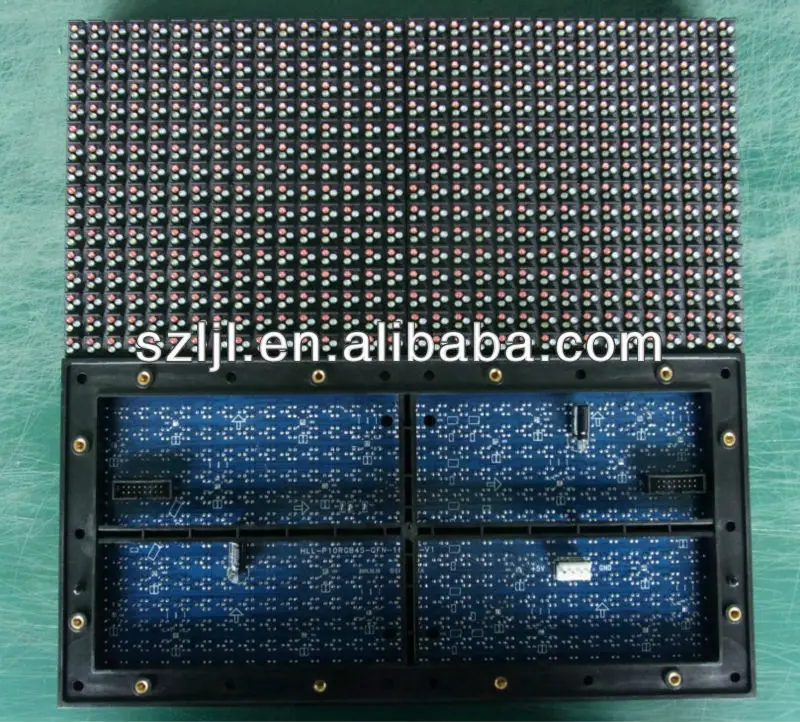 Single Colorbicolorrgb P762 P10 P20 Led Module Redwhite32x1632x3264x32p10 Led Module 0910