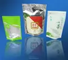 China excellent printed plastic empty green tea bag with window