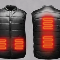 

USB Winter Heated Warm Vest Men Women Heating Coat Jacket Clothing