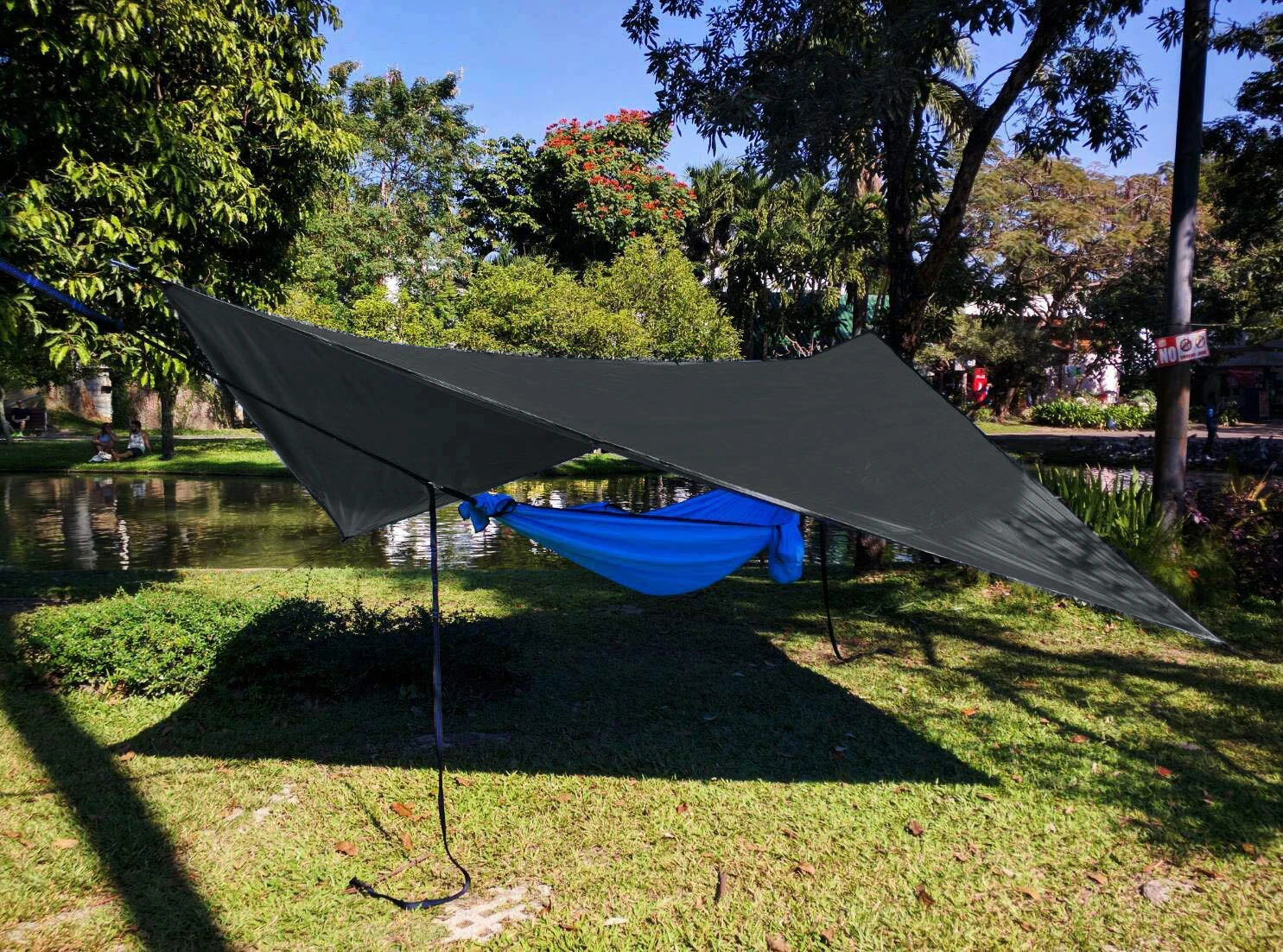 Waterproof Ultralight Silnylon Camping Tarp Awning Tent Beach Tent Sun
