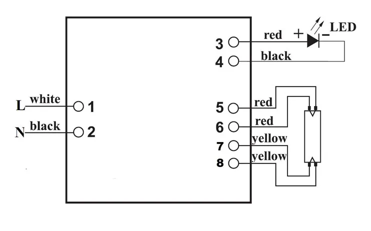 Electron Ballast for 6W UV Lamp