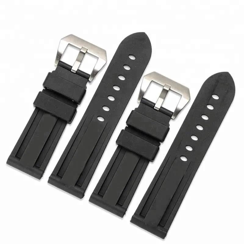 

Silicone Watch Band Sport Waterproof Rubber Watch Strap 22mm