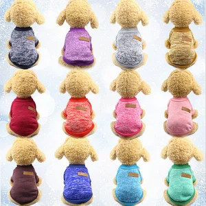 Image of Dog Clothes Classic Puppy Pet Cat Clothes Sweater Winter Fashion Soft
