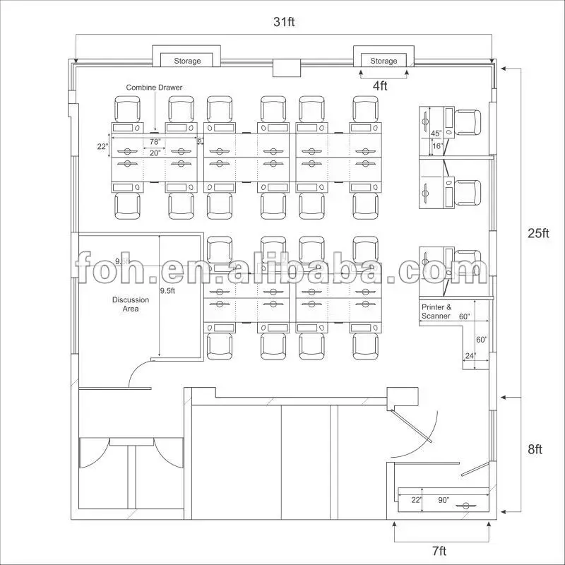 High End Traditional Office Desk Collection Office Furniture Project In
