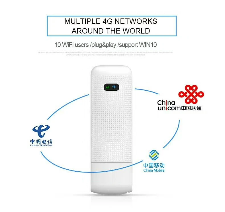 Unlocked WiFi Dongle LTE FDD TDD 4G USB Data Card