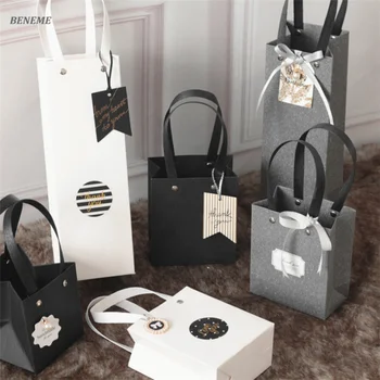 small black paper gift bags