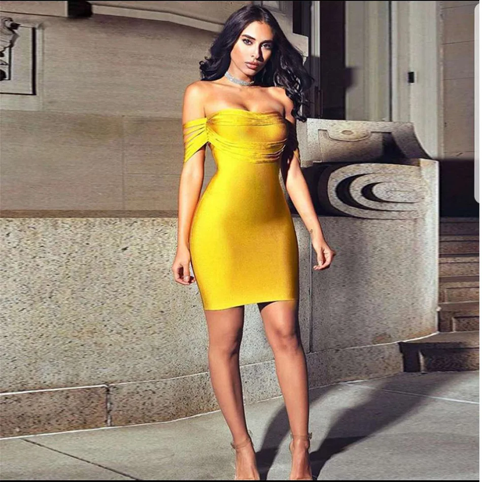 

2019 latest hot sale clothes personality band splicing with breast slimming waist bandage dress pary and night club skirt