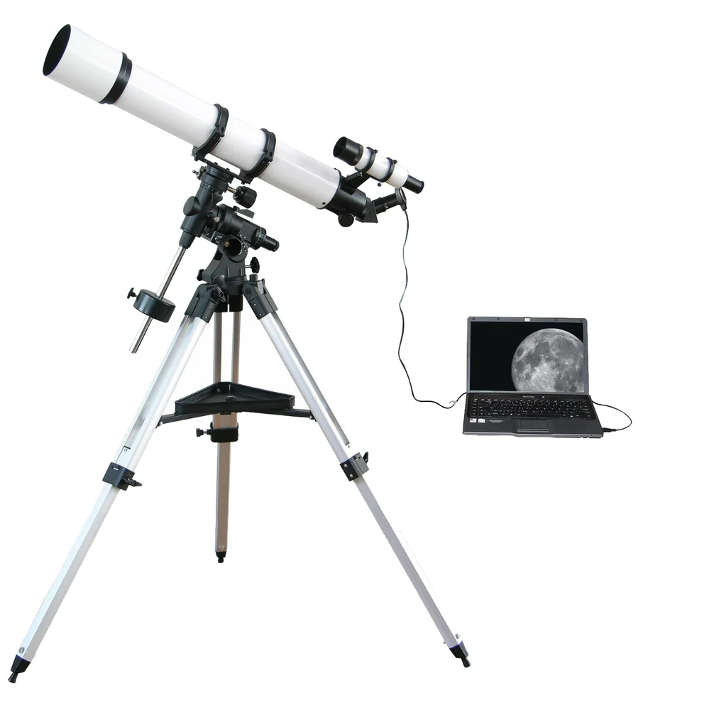 Tem1300127f12eq 1.3mp Digital Refractive Telescope Euipped With