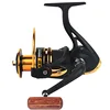 Golden Seller!! With best price Brass Carp Spinning Fishing Reel Salt Water Wheel Trolling Coils Line Roller 11+1BB