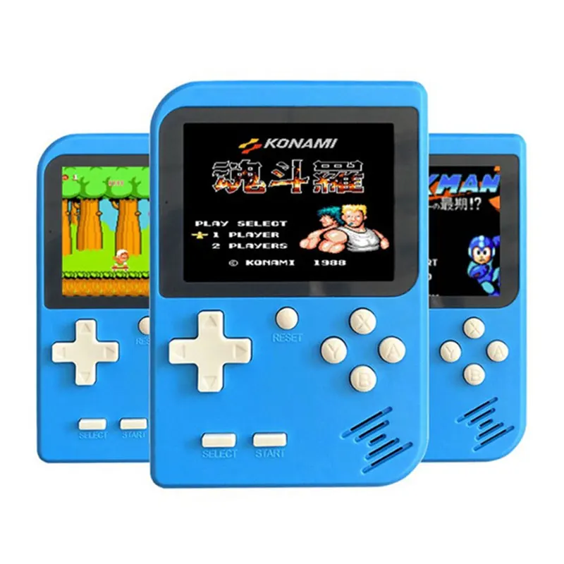 

Mini Video Game Console with 400 Games Portable Game Csonole with 2.8 Inch Color Screen Gamepad Consoles Consola Videojuegos, Black;white;red;blue;yellow