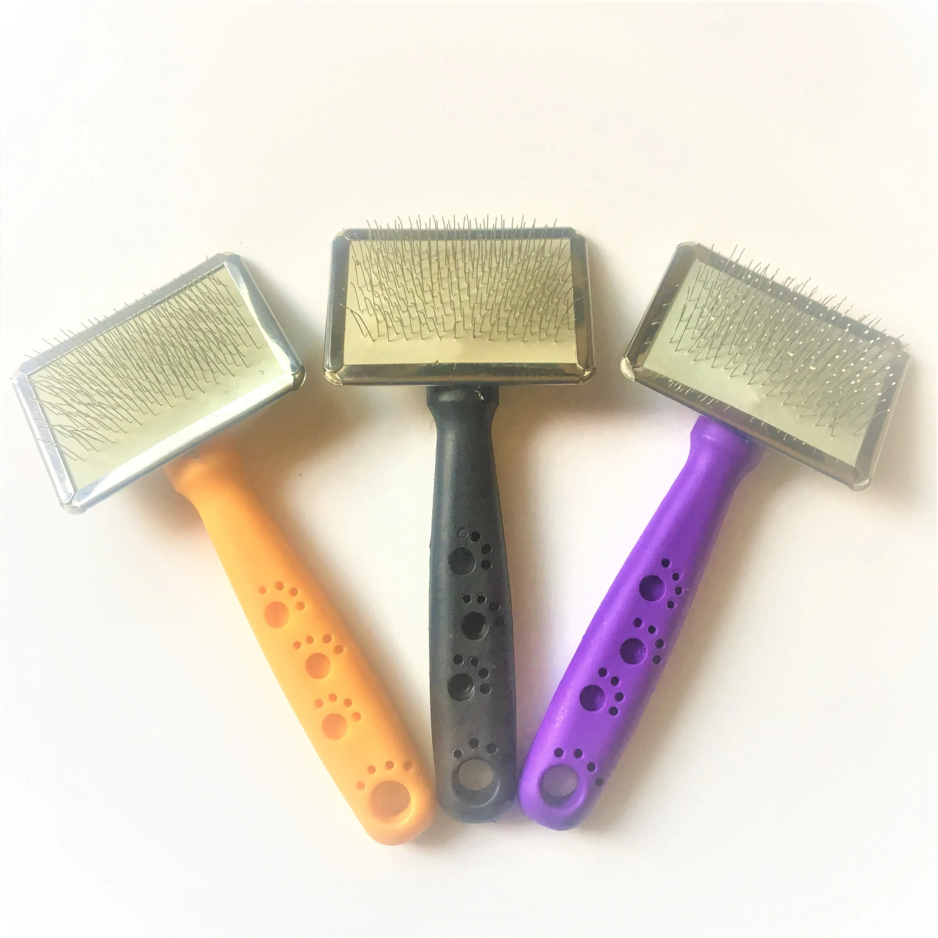 

Private Label Pet Grooming Products Dog Slicker Brush, Custom color accept