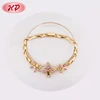 2018 China Alibaba Ruby Zircon 18K Gold Jewel Bracelet Women