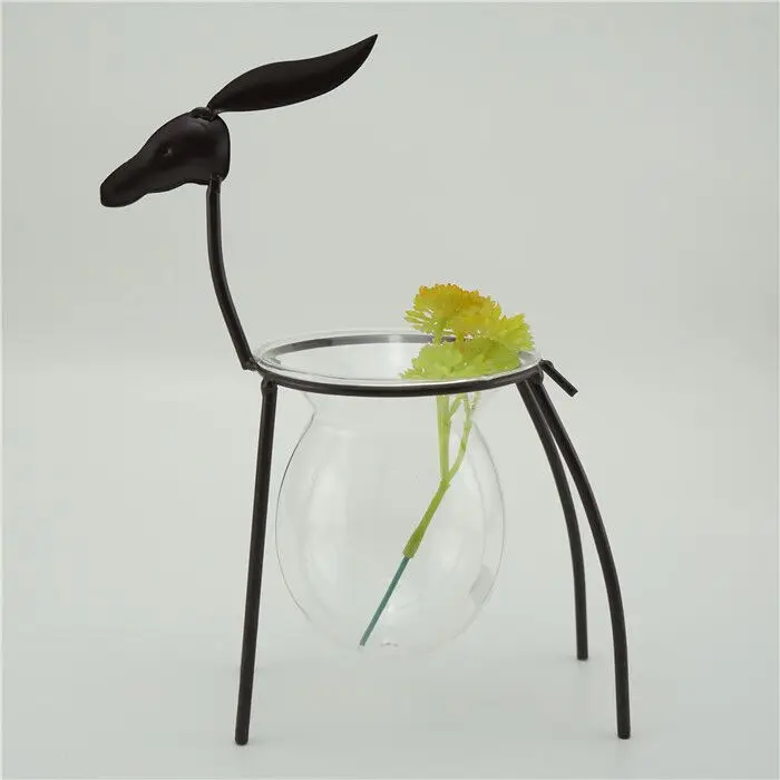 

very cute anamial shape glass home decoration from factory, Transparent