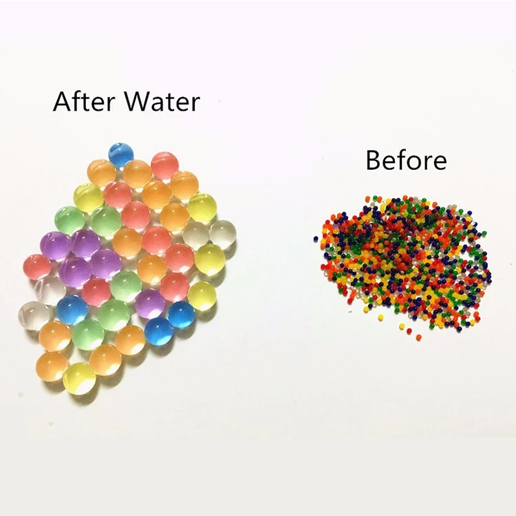 Factory Directly Wholesale Pearl Shaped Polymer Hydrogel Gel Water Beads for Plants