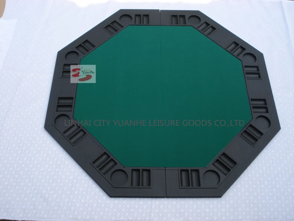 48 Inch Green Color Discount Folding Plastic Texas Hold'em Poker Table