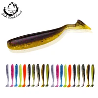 

Double Color 50mm 75mm 100mm 130mm soft plastic lure with soft fishing lure