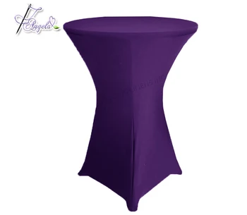 Dia 31 5 80cm Solid Colored Spandex Black Cocktail Table Covers Decoration Cloths For Round Cocktail Tables Buy Black Cocktail Table Covers Table