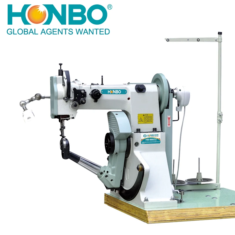 Hb668zz Side Seam Leather Industrial Sewing Machine Footwear Sewing Machine Flat Seam Sewing